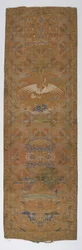 Brokadpanel, Qingdynastin, 1700-tal.
