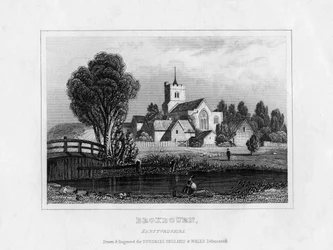 Broxbourne, Hertfordshire, mitten av 1800-talet