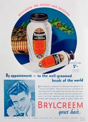 Brylcreem-annons, 1938