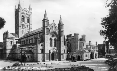 Buckfast Abbey, Buckfastleigh, Devon, tidigt 1900-tal