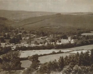 Buckfast Abbey och Dartmoor, sent 1800-tal-tidigt 1900-tal