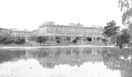 Buckingham Palace vid tiden för Victoria, 1901.