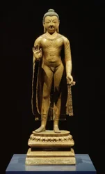Buddha Sakyamuni / skulptur, 700-talet