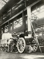 Bygger raketen - 1935, 1935.