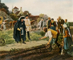 Bygga landet efter sjuåriga kriget: kungen totalt, 1936.