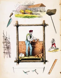 Byggnadshandel, c1845