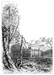 Burleigh House trädgårdar, Stamford, Lincolnshire, 1900