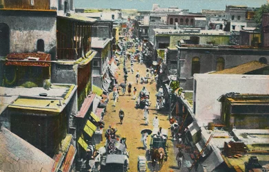 Burra Bazar, Calcutta, 1905.