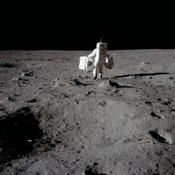 Buzz Aldrin på Tranquility Base