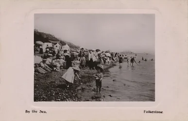 Vid havet, Folkestone, sent 1800-tidigt 1900-tal