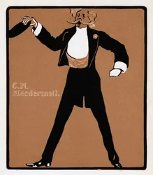 CH MacDermott 1845-1901, musikhusstjärna, sent 1800-tal