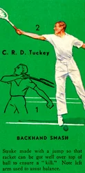 C. R. D. Tuckey - Backhand Smash, c1935.