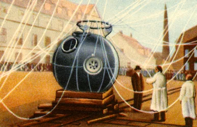 Cabin of Piccards höjdforskningsballong, 1931, 1932.