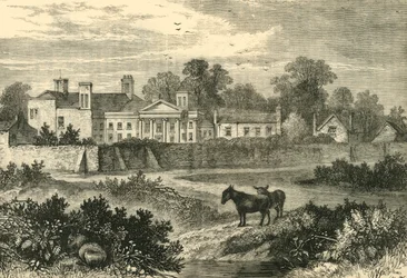 Caen Wood, Lord Mansfields hus, 1785, c1876.