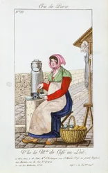 Cafe-au-lait säljare, 1826