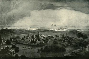 Kairo och pyramiderna, tidigt 1800-tal, 1901.
