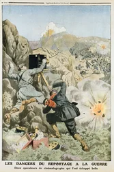 Kameramän under eld när de filmade under första Balkankriget 1912