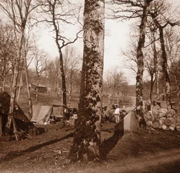 Camp, Genicourt, norra Frankrike, c1914-c1918