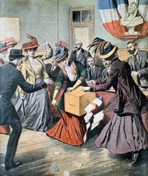 Kampanj för kvinnlig rösträtt i Belgien, 1908