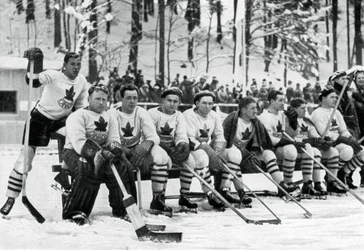 Kanadensiska ishockeylag, vinter-OS, Garmisch-Partenkirchen, Tyskland, 1936