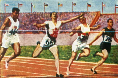 Kanadensiske sprinter Percy Williams, 1928.