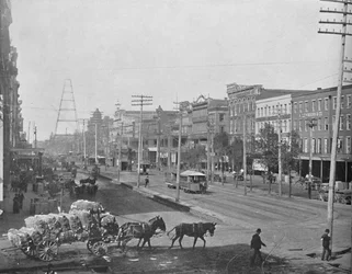 Canal Street, New Orleans, Louisiana, c1897.