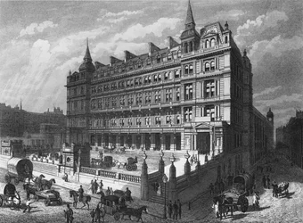 Cannon Street Railway Station, City of London, c1870 1878