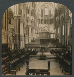 Canterbury Cathedral - Interior View, Canterbury, England, c1910.