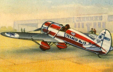 Kapten Frank Hawks Travel Air Type R Mystery Ship, 1932.