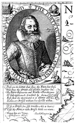 Kapten John Smith, kolonist i Virginia, 1624, 1893.