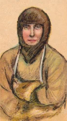 Kapten Oates 1880-1912, engelsk upptäcktsresande i Antarktis, 1916