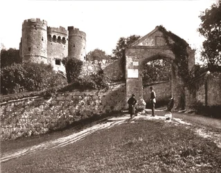 Carisbrooke Castle, Isle of Wight, 1894.