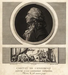 Caritat de Condorcet (1743-1794), fransk filosof och matematiker