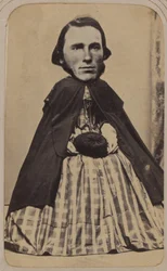 [Carte-de-visite Album of Collageed Portraits], 1850-90-tal.