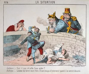 Tecknad film, Paris kommun, 1871.