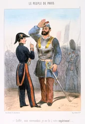 Tecknad film om Pariskommunen, 1870-talet.