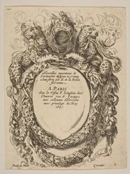 Patron med titel: New Inventions of Cartridges, 1600-talet.