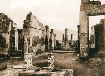 Cornelio Rufos hus, Pompeji, Italien, ca 1900-talet