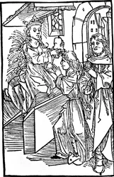 Cassandra, legendarisk trojansk profetinna, 1500-talet