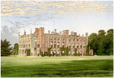 Cassiobury Park, Hertfordshire, hem för Earl of Essex, c1880