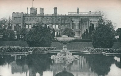 Castle Ashby, Northants: South Side, With Fountain, c1915