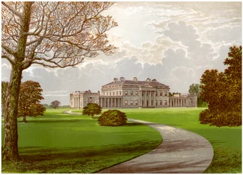 Castle Coole, Enniskillen, County Fermanagh, hem för Earl of Belmore, c1880