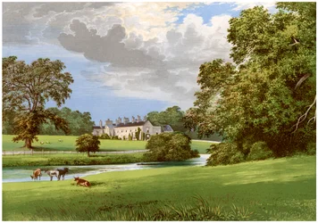 Castle MacGarrett, County Mayo, Irland, hem för Lord Oranmore, c1880