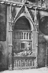 Cathédrale DAvignon. - Graven av påven Benedicte XII, c1925