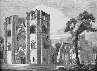 Katedralen i Elgin, 1845