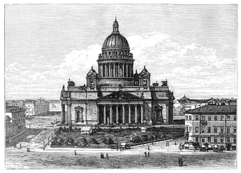 St Isaac-katedralen, St Petersburg, Ryssland, 1900