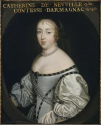 Catherine de Neufville de Villeroy, grevinna av Armagnac 1639-1707, ca 1665.
