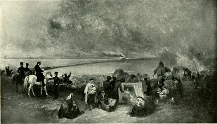 Cawnpore - Gangespassagen med flyktingarna från Lucknow...november 1857, 1901.