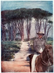 Cecil Rhodes, engelskfödd sydafrikansk entreprenör och statsman, c1900