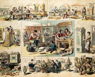 Keramikindustrin, c1870